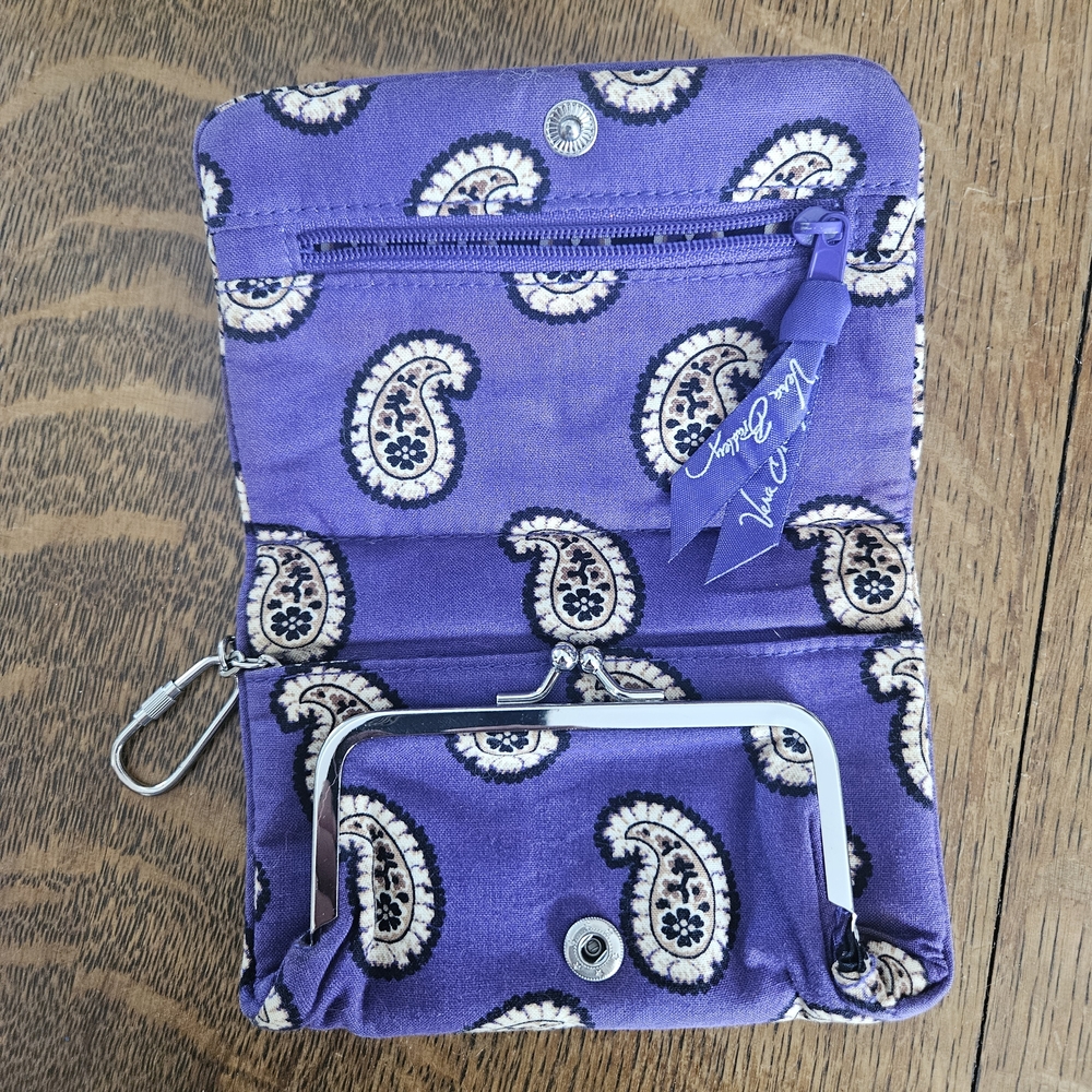 Vera Bradley Purple Paisley Wallet